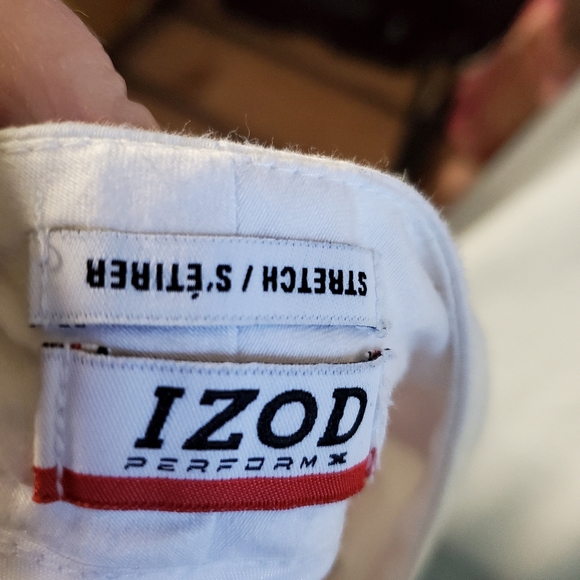 Izod Shorts white sz 14 - Picture 6 of 10